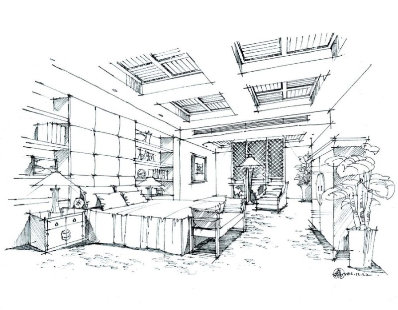 《印象手绘 室内设计手绘教程》图书教程分享1 制作过程详解